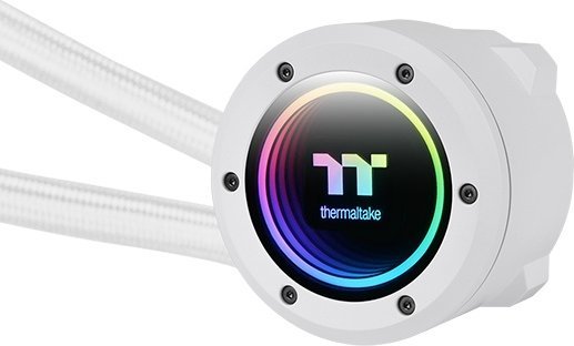 Ftohës uji për procesor Thermaltake TH240 V2 ARGB, radiator 240 mm, komplet AIO, i bardhë