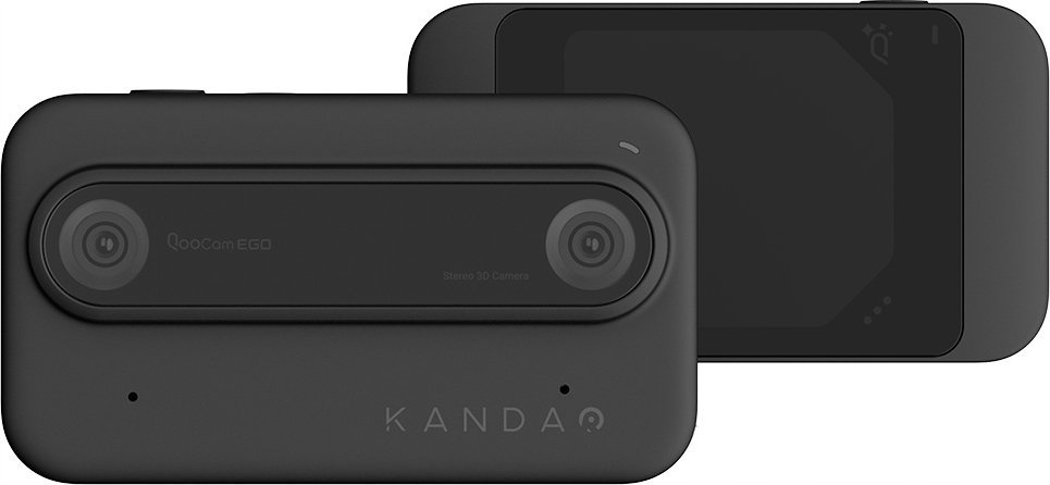 Kamerë 3D Kandao QooCam EGO QG701, video 3D, kompakte, e zezë