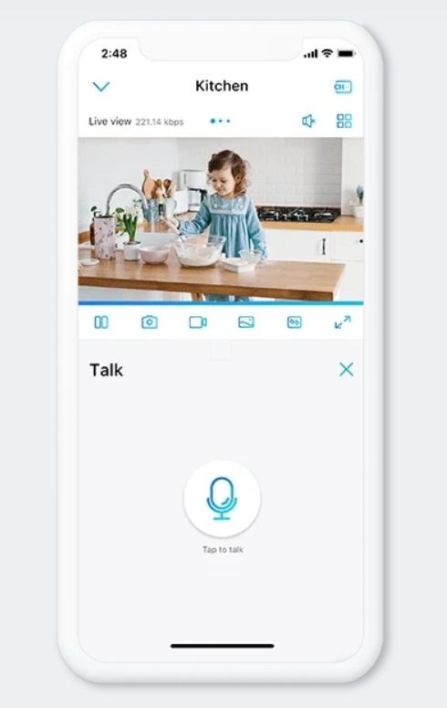 Внатрешна камера Reolink E340, 8MP, WiFi, бела