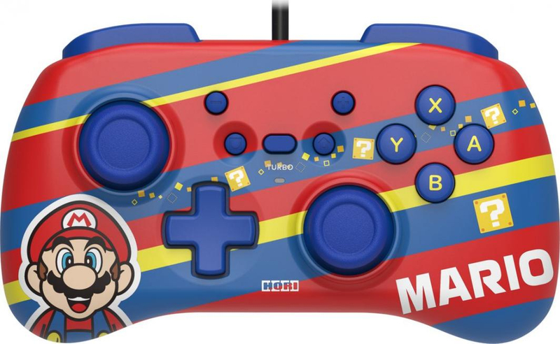Kontroller Hori Horipad Mini Mario, me kabllo, shumëngjyrësh