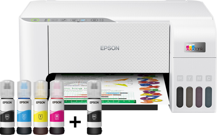 Printer Epson EcoTank L3256, sistem tank