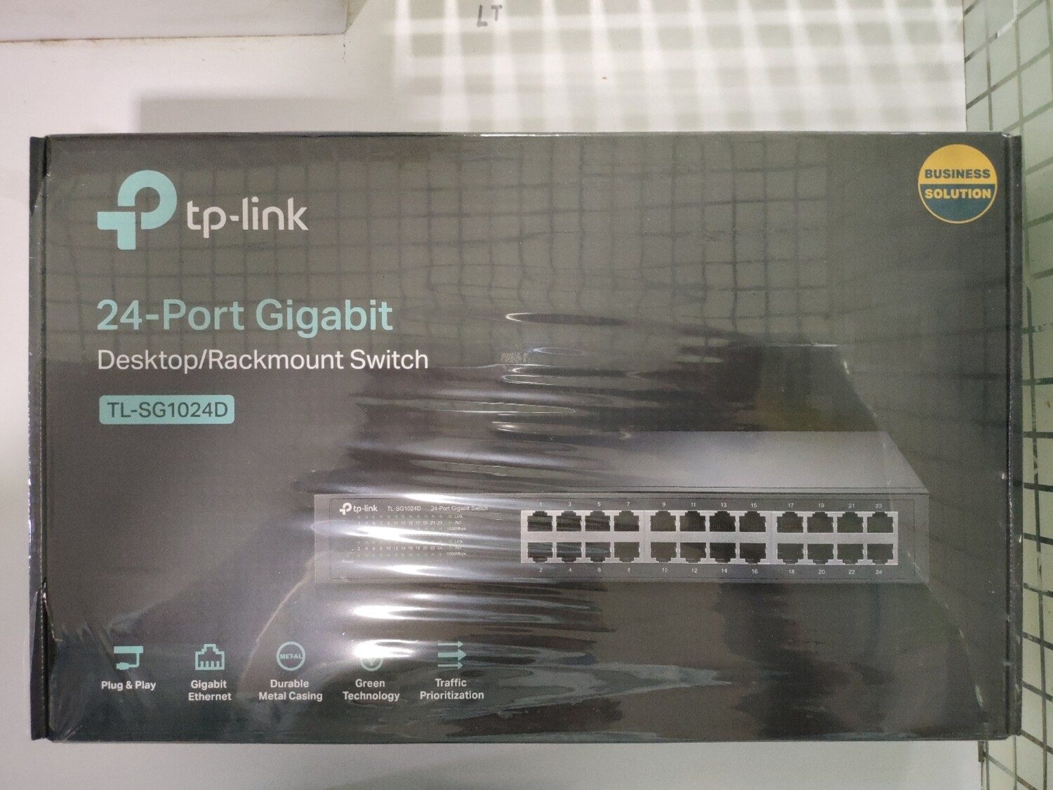 Switch TP-Link TL-SG1024, 24 porte Gigabit, RJ45, pa ventilator