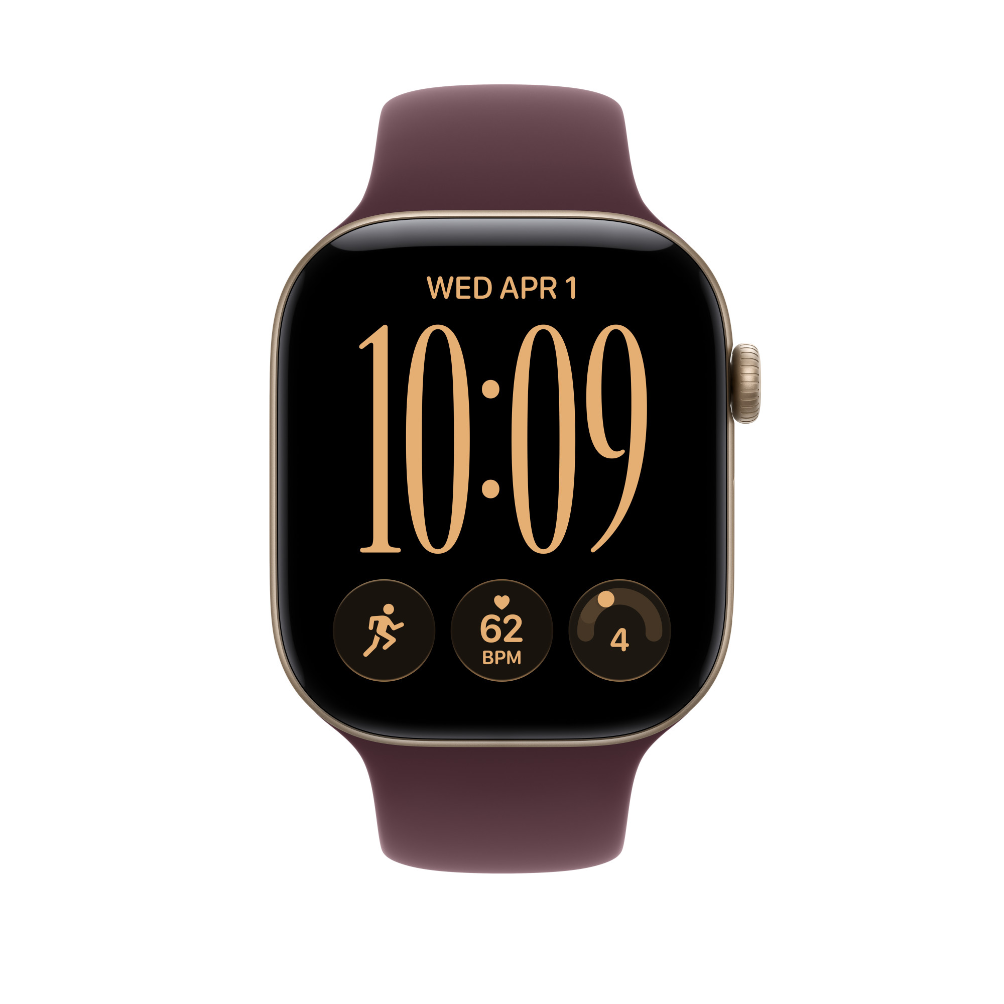 Apple Watch 46mm Burgundy Sport Band, M/L