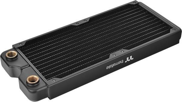 Radiator ftohës PC Thermaltake Pacific C240, 240mm, për ventilatorë 120mm, i zi