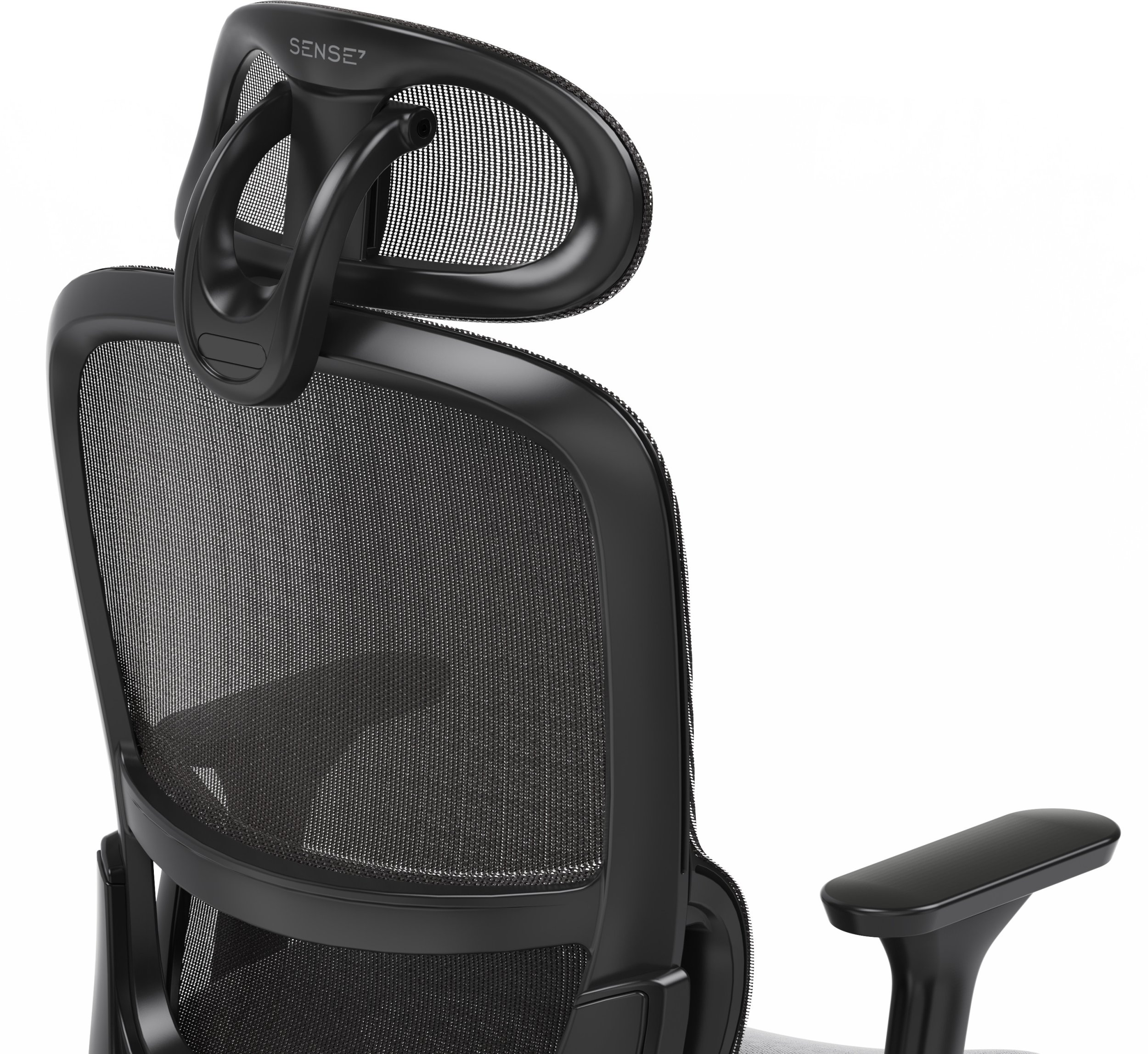 Karrige për zyre SENSE7 Neyo, e zezë