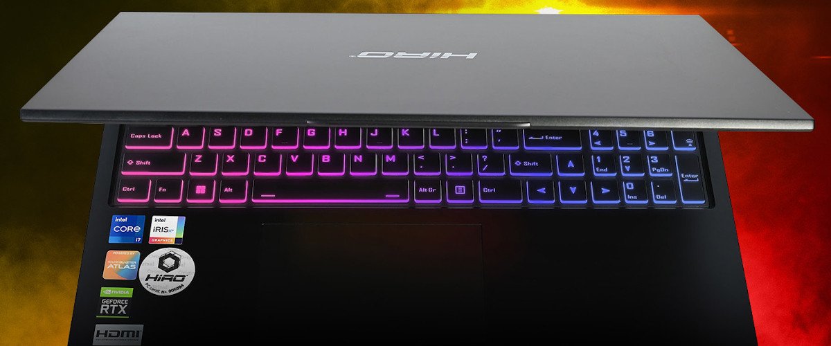 Лаптоп гејминг HIRO Y750, 17.3\" 144Hz, i7-13620H, RTX 5050 8GB, црн