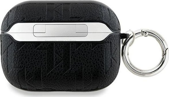 Mbulesë Karl Lagerfeld Monogram Karl Head për AirPods Pro 2, silikoni, e zezë