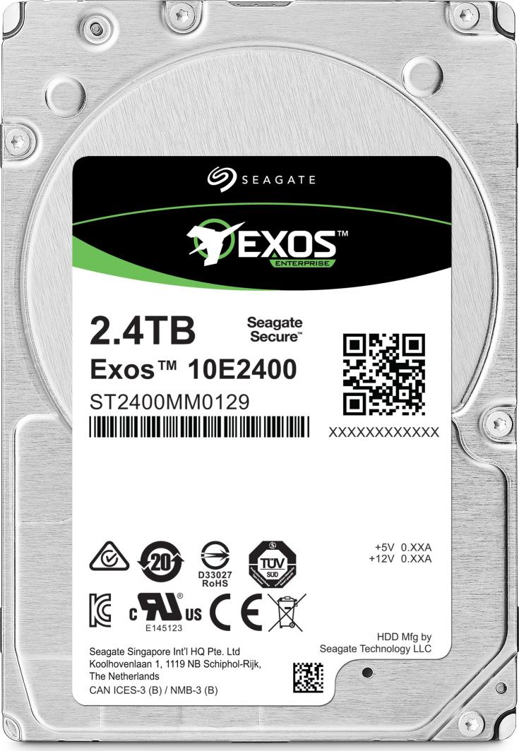 Disk Server drive Seagate Exos 10E2400, 2.4 TB, 2.5 '', SAS-3 (12Gb / s) (ST2400MM0129)