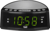 Radio orë Trevi RC84600 RC 846D, alarm, radio FM, e zezë