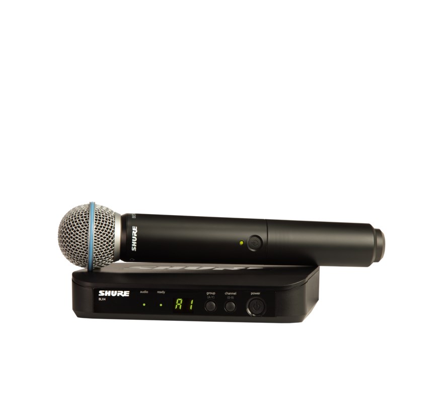 Sistem mikrofoni pa tel Shure BLX24E/B58 H8E, UHF 518-542 MHz, dalje XLR dhe 1/4"