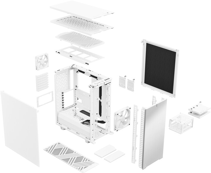 Fractal Design Define 7 Compact, бела