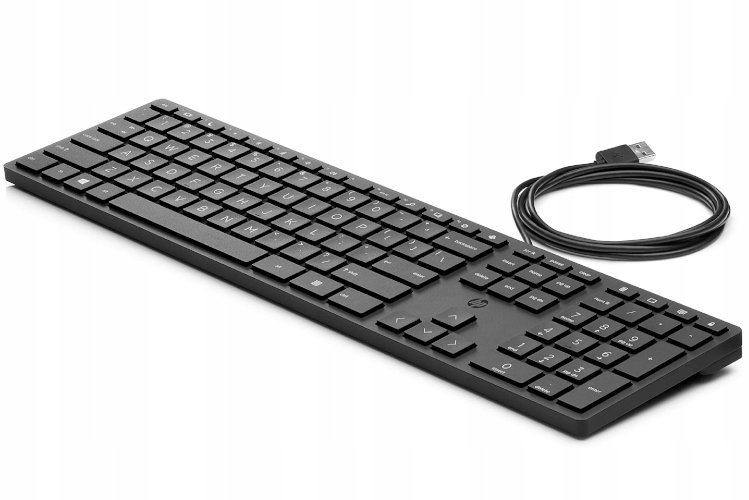 Tastierë HP Wired USB Desktop, me kabllo, USB, e zezë
