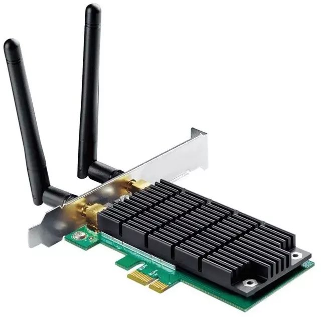 Kartë rrjeti Wi-Fi TP-Link Archer T4E, PCI Express x1, AC1200, me dy breza