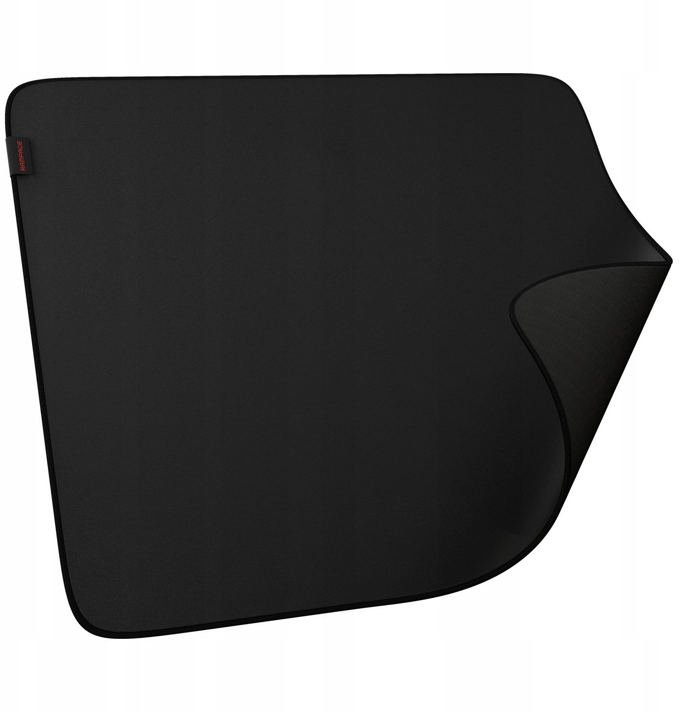 Подлога за глувче за гејминг Rampage Pulsar Pro L, 450x400x4mm, материјал жакард, црна