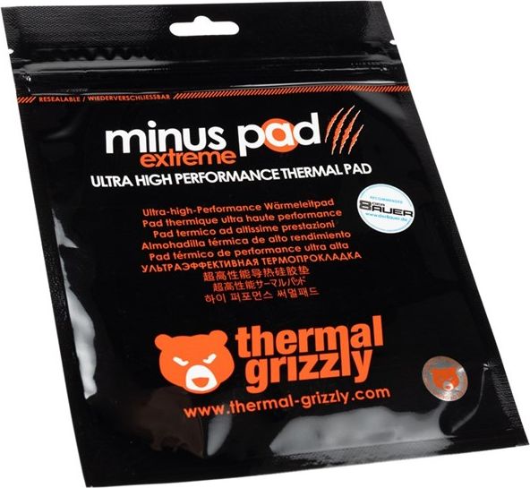 Jastëk termik Thermal Grizzly Minus Pad Extreme, 100 x 100 mm, 3 mm, gri