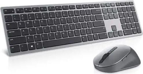 Комплет тастатура и глушец на Dell US, сива боја