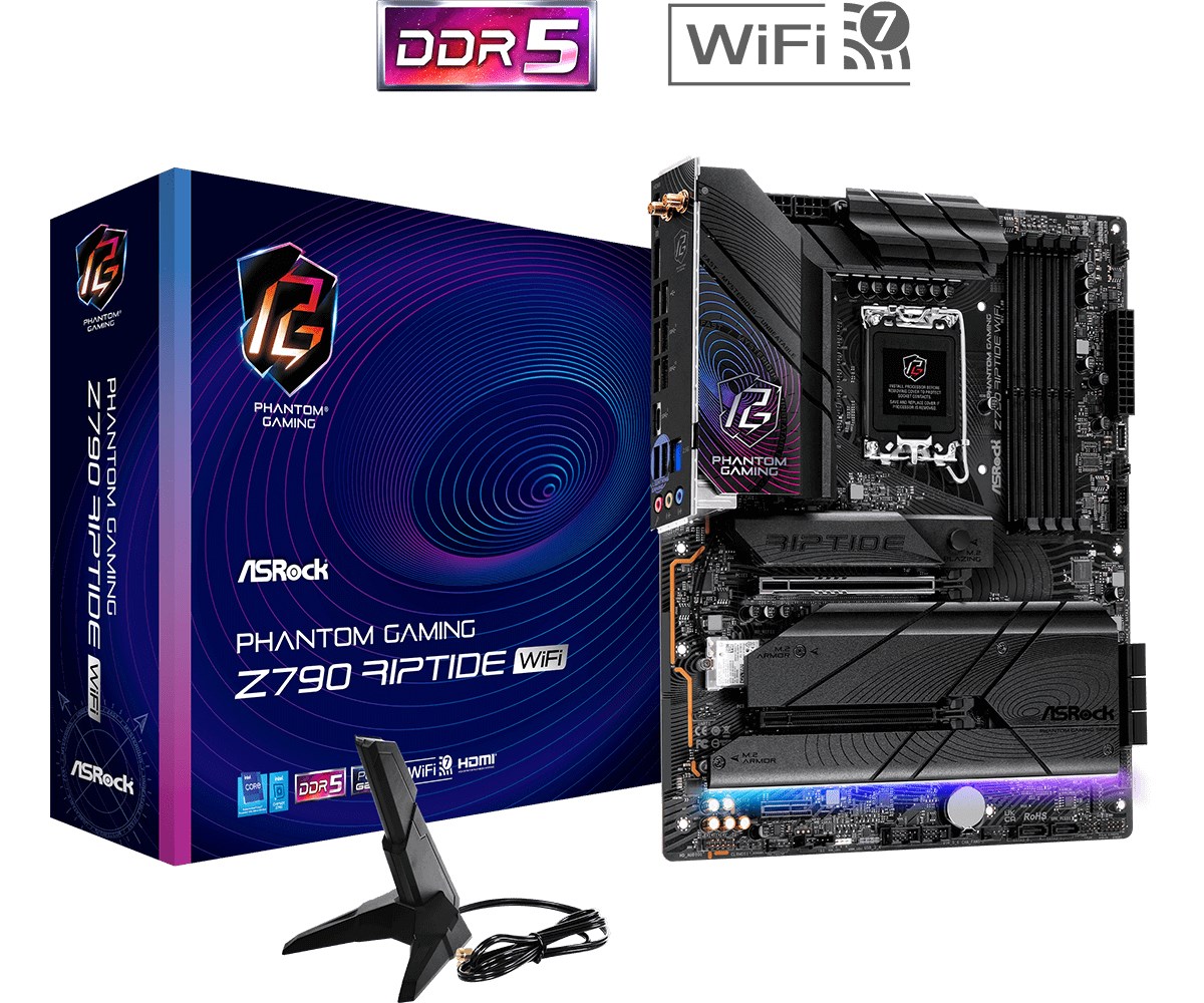 Pllakë amë Asrock Z790 Riptide WiFi Intel Z790 LGA 1700 ATX