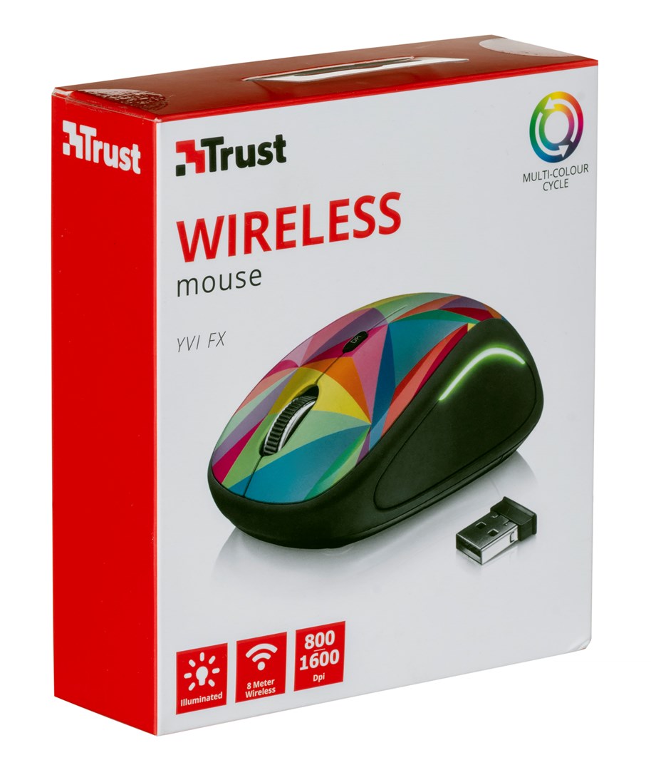 Maus wireless Trust Yvi FX, i zi