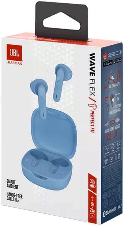 [OUTLET] Dëgjuese JBL Wave Flex, të kaltra