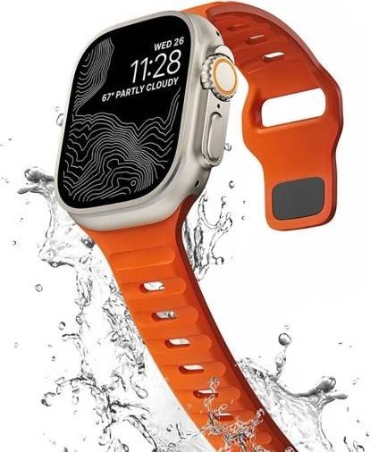 Rrip ore Tech-Protect Iconband Line për Apple Watch 44 45 49mm, TPU, sportive, lime