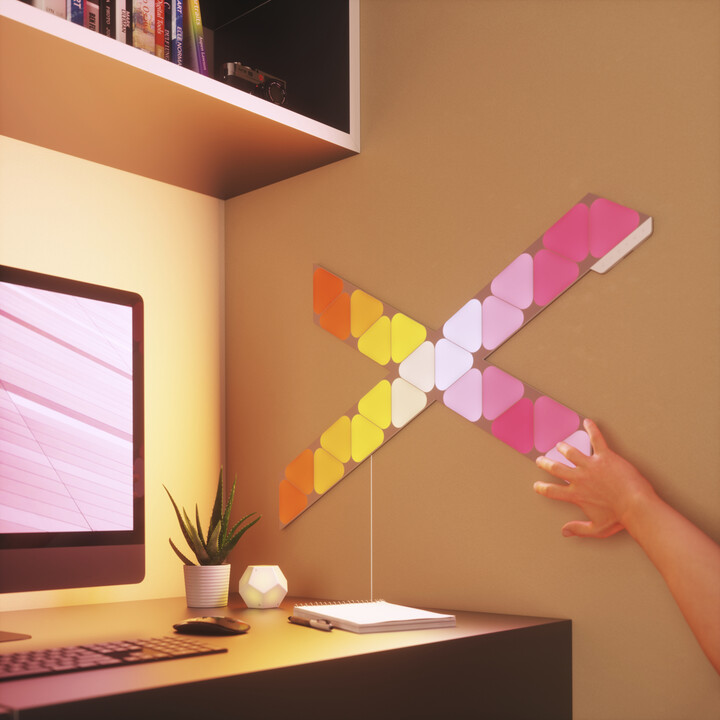 Panel dritash Nanoleaf, trekëndëshe, 10 copë
