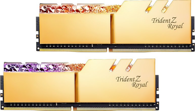 Memorie G.Skill Trident Z Royal, DDR4, 64 GB, 3600 MHz, CL14, F4-3600C14Q2-64GTRGB