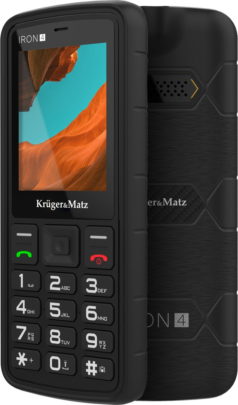 Telefoni Kruger&Matz Iron 4, 4G, Dual SIM, i zi