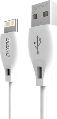 Kabllo Dudao USB-A - Lightning USB, 1m, e bardhë
