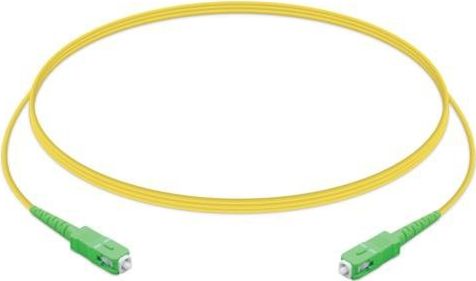 Kabllo patchcord Ubiquiti me fibër optike, 2x SC/ APC, 1.5m, e verdhë