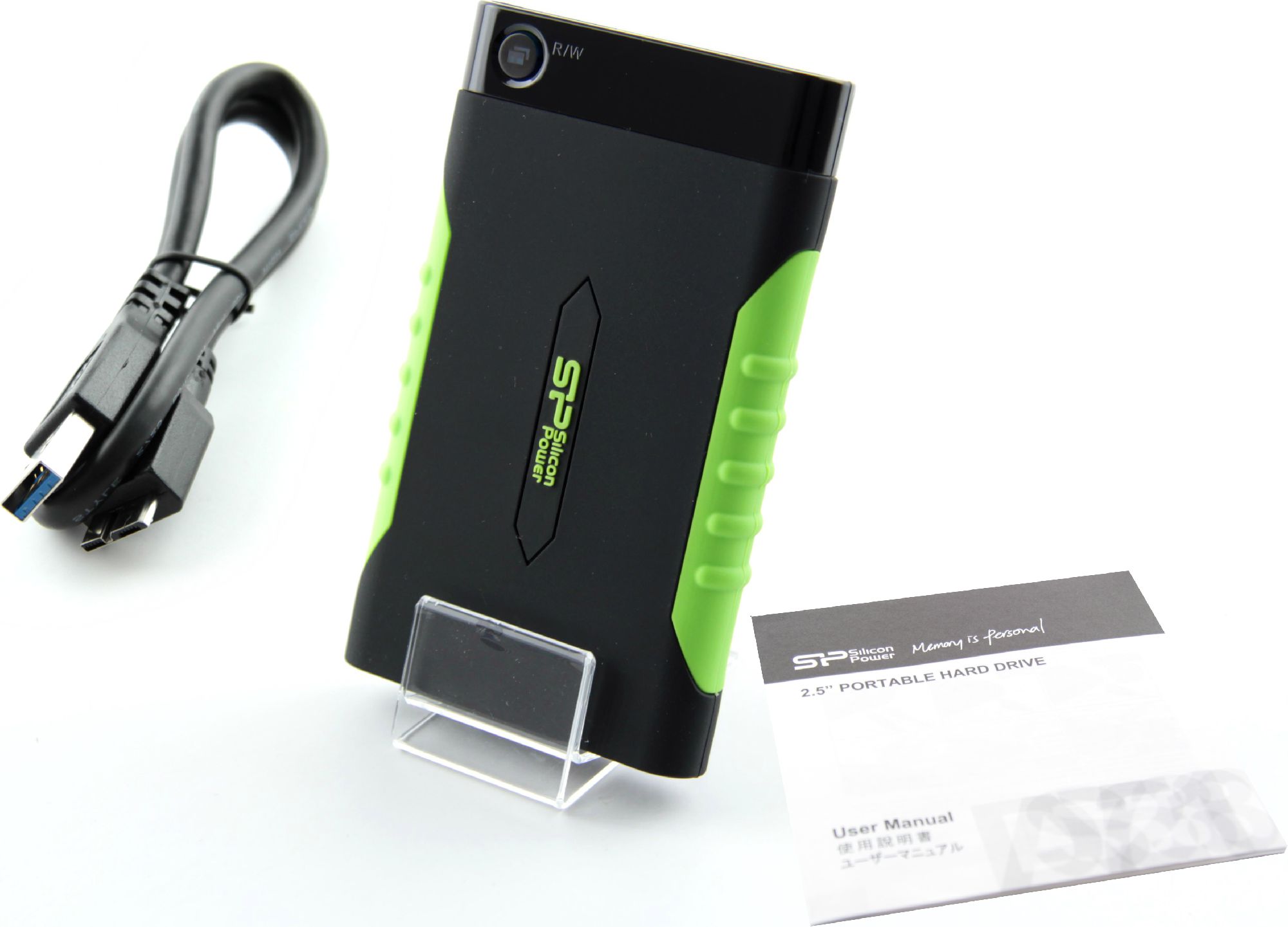Hard disk i jashtëm Silicon Power Armor A15, 1TB, USB 3.0, i zi