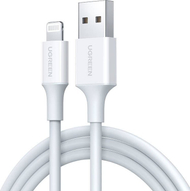 Kabllo USB Ugreen UGR1457, USB A në Lightning, 1.5 m, e bardhë