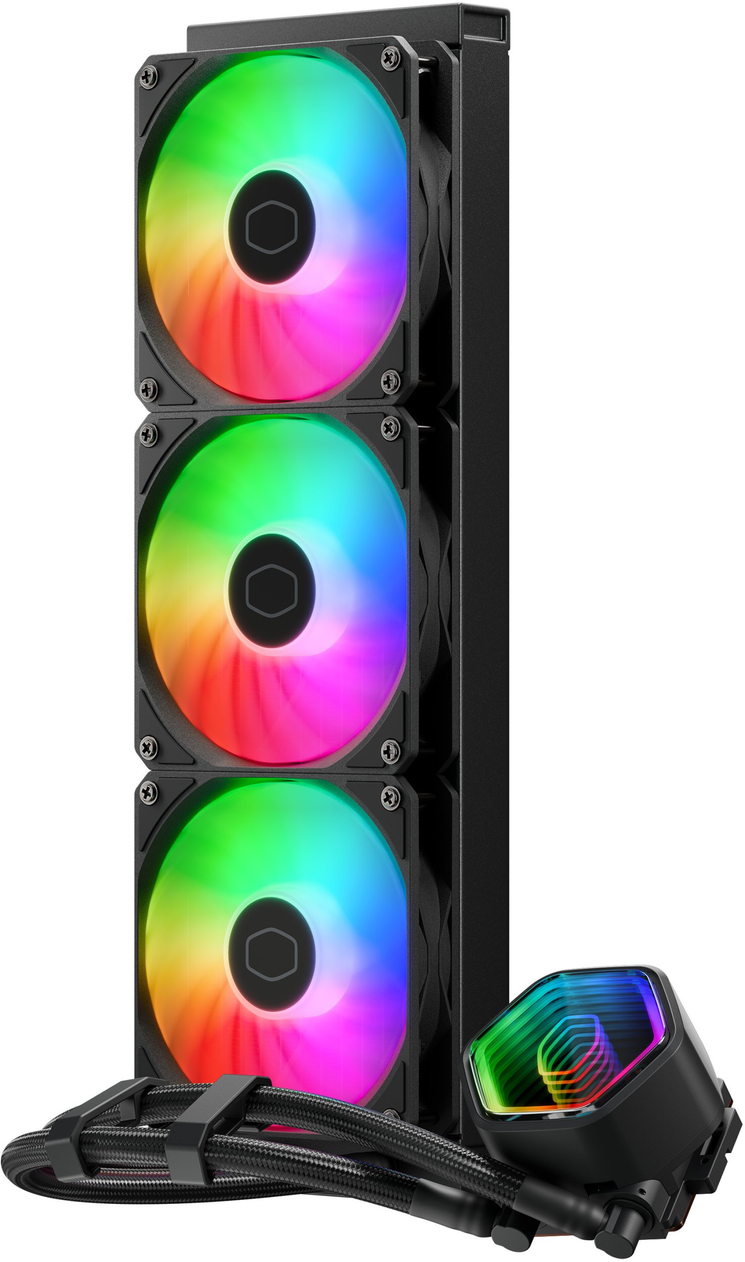 Ладилник со вода за процесор Cooler Master MasterLiquid 360 Core II, радијатор 360mm, 3x 12cm, црн