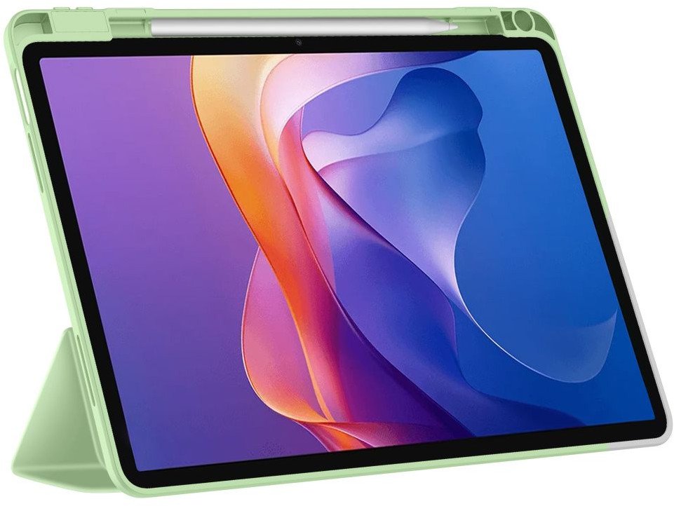 Këllëf tablet Tech-Protect SmartCase Pen, për Xiaomi Redmi Pad 2 11", silikon, jeshile Matcha