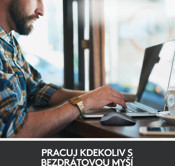 Maus pa kabllo Logitech M185, i kaltër