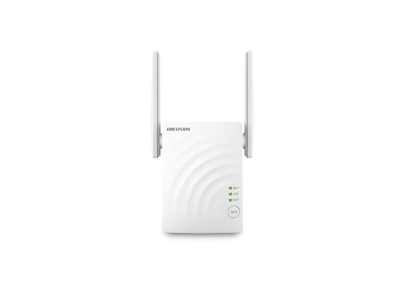Zgjerues Wi-Fi Hikvision Wi-Fi 5, dual band 2.4GHz 300Mbps dhe 5GHz 867Mbps, portë LAN 100Mbps, i bardhë