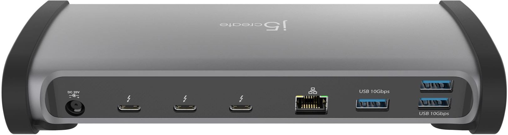 Docking station J5create JTD562 FN, Thunderbolt 4, deri 8K, gri