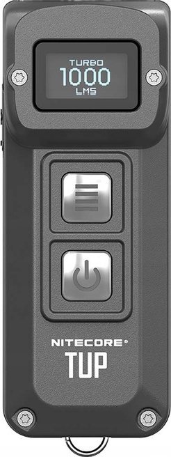 Elektrik dore çelësash Nitecore TUP, 1000 lumens, me ekran OLED, gri