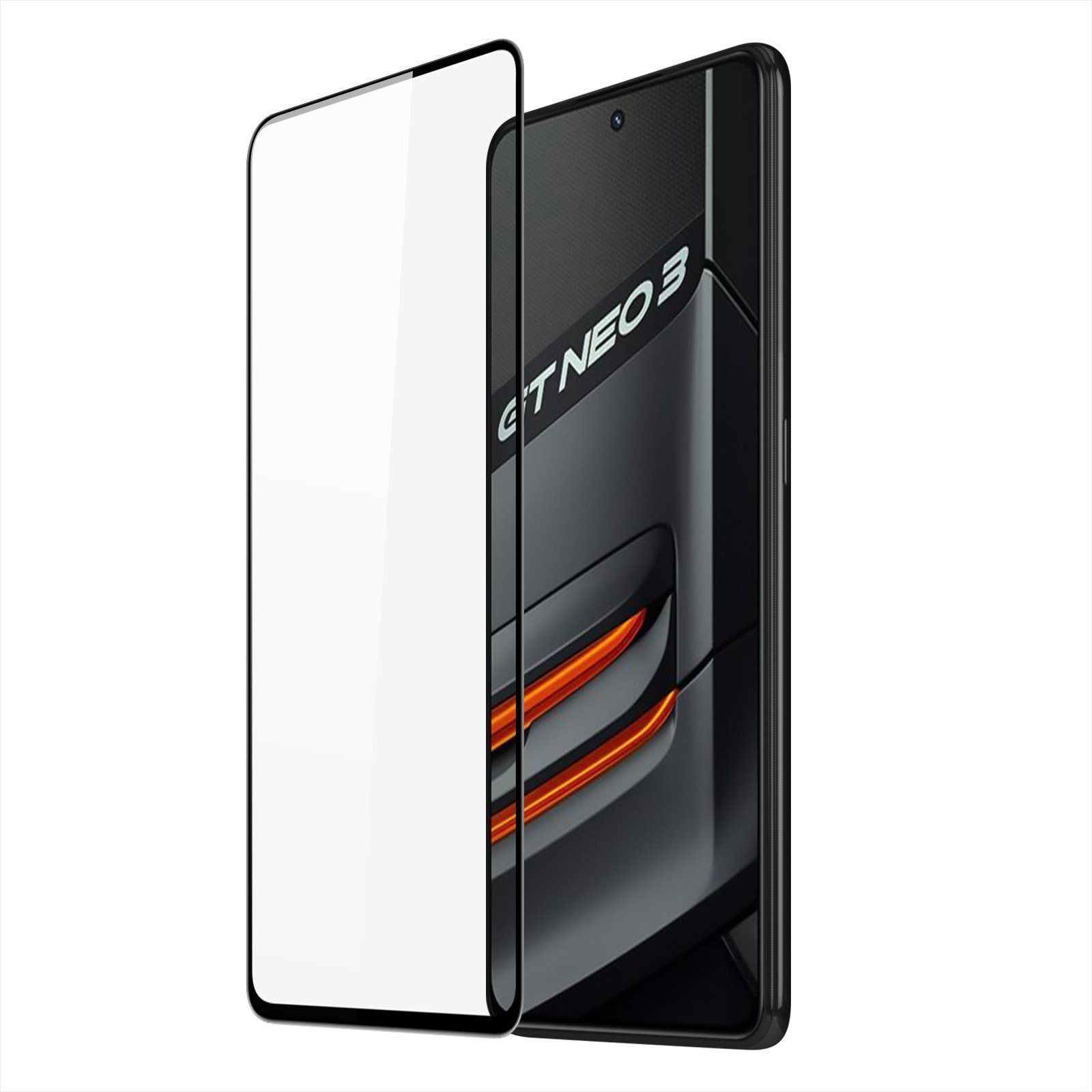 Mbrojtës ekrani DUXDUCIS 9D Tempered Glass, për Realme GT Neo 3, xham i temperuar, kornizë e zezë