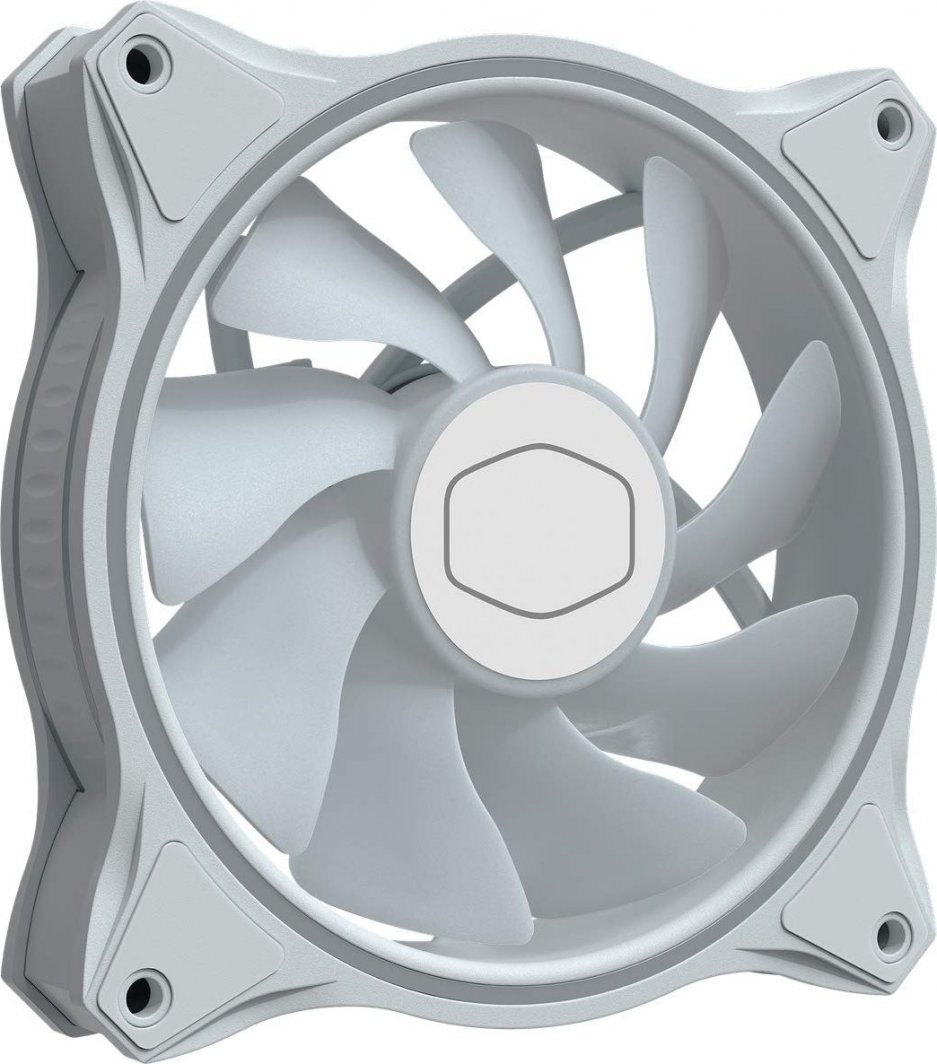 Ftohës Cooler Master MasterFan MF120 Halo 2, 120 mm, i bardhë