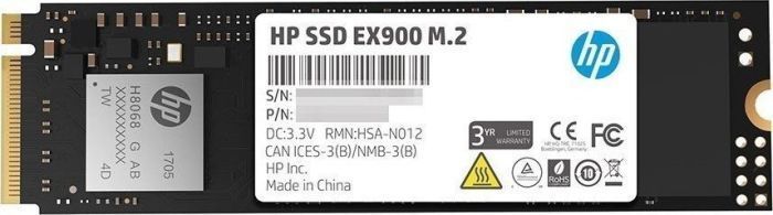 Disk SSD HP EX900, 250GB, M.2 2280 PCI-E x4 Gen3 NVMe