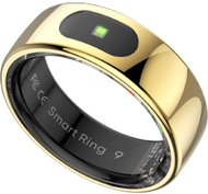 Unazë inteligjente Powerton Smart Ring Pro, madhësia 8, monitorim shëndeti, IP68, ngjyrë ari