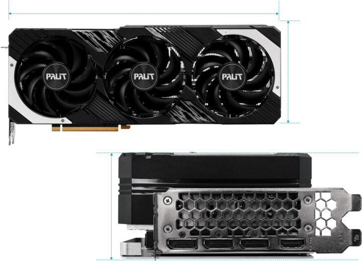 Kartelë grafike PALiT GeForce RTX 4070 Ti GamingPro, 12GB GDDR6X