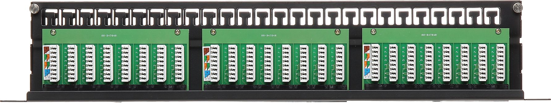 Patch panel Delta PP-48/RJ/C, 48 porta RJ-45, 1U, i zi