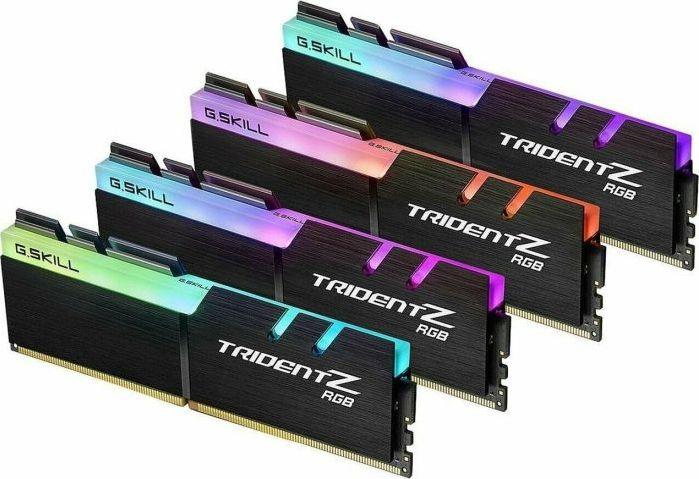Memorie G.Skill Trident Z RGB, DDR4, 64 GB, 3600 MHz, CL18, F4-3600C18Q-64GTZR