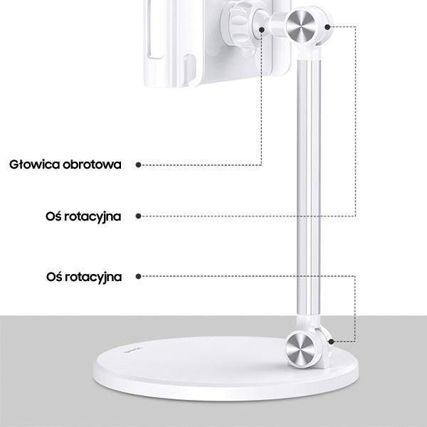 Mbajtëse USAMS për celular dhe tablet, e bardhë
