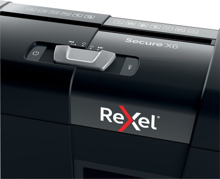 Grirëse për letra Rexel Secure X6
