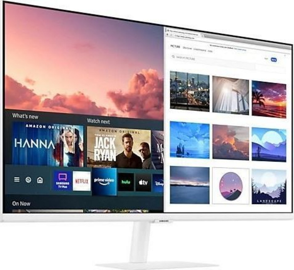 Monitor Samsung, 32 ", 3840 x 2160 (UHD 4K), i bardhë