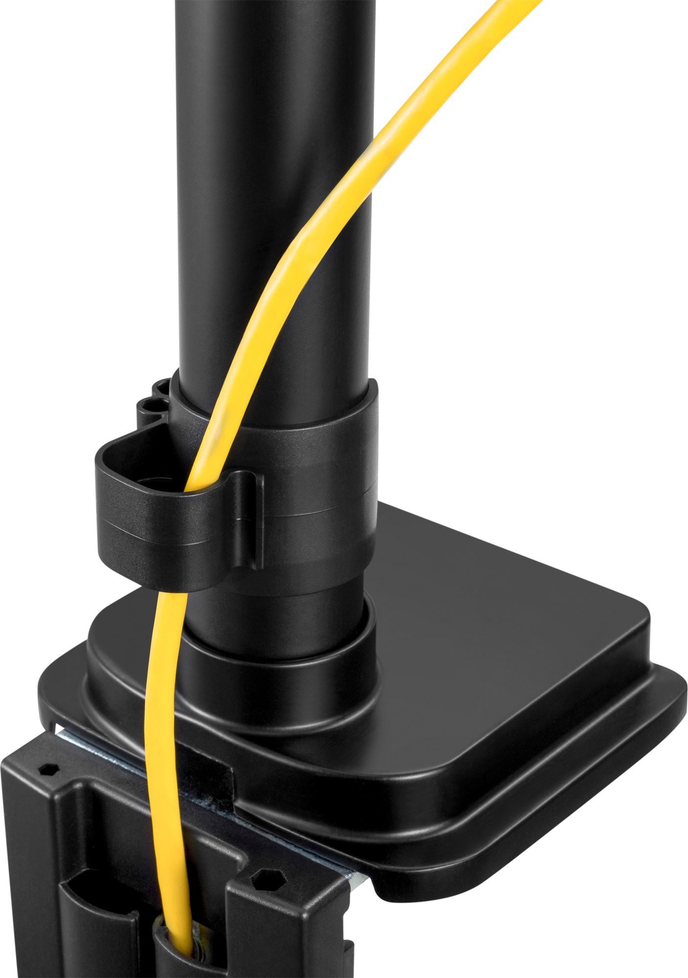 Mbajtës tavoline për monitorë InLine 23160B, për 2 ekrane 17-32", alumin, i zi