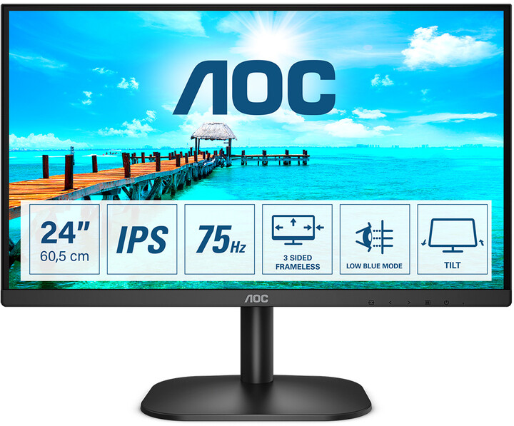 Monitor AOC 24B2XDA - 23,8'' LED, Full HD, i zi