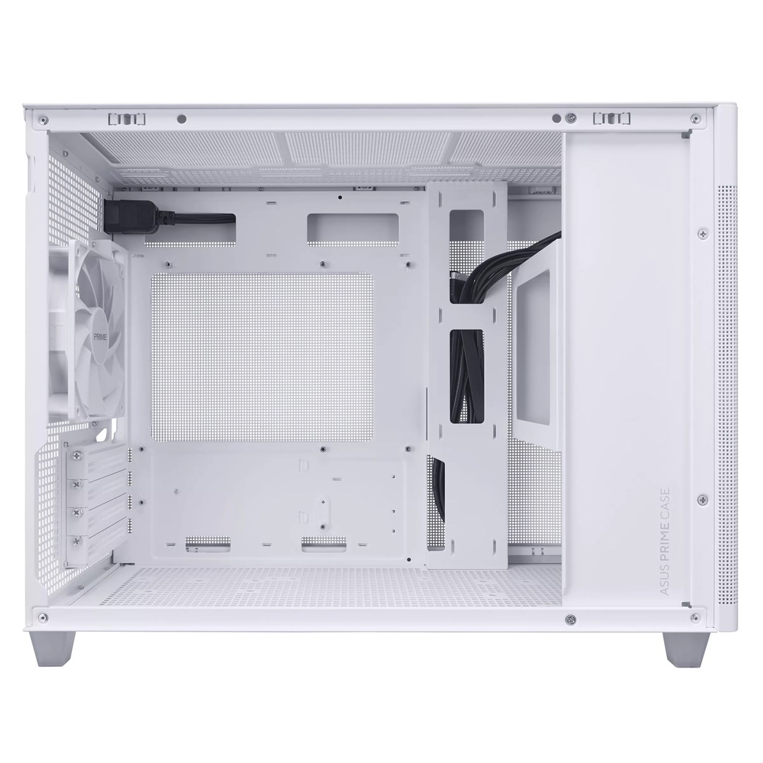 Kuti kompjuteri Asus Prime AP201, micro ATX, USB 3.2 Type C, e zezë